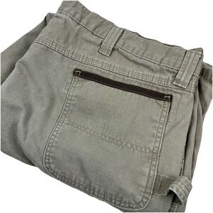 Wrangler RIGGS Workwear Mens Khaki Cargo Pants Ripstop‎ Canvas 44W X 30L